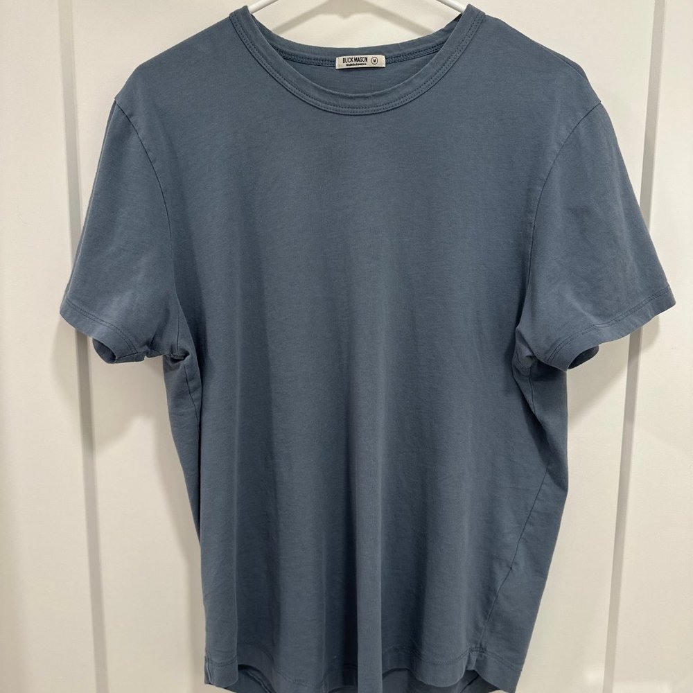 Buck Mason - Baltic Pima Curved Hem (Size: M)